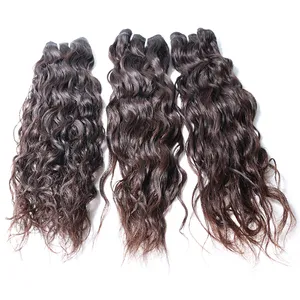 Human Hair Extension Bundles Wholesale Vendors Raw Cuticle Aligned Virgin Hair Extensions Water Wave Bundles For Women