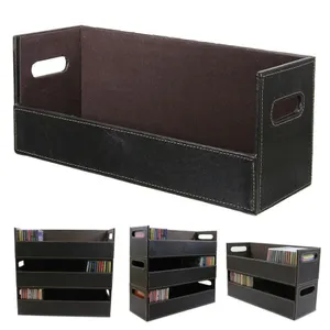 Freeshipping CD DVD Disk Drive Mobile Storage Box Case Rack Holder Stacking Tray Shelf Space Organizer Container Electronic Parts Pouch