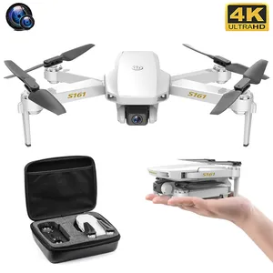 XKJ S161 RC Drone Optical Flow Positioning Helicopter 4K HD Dual Lens Professional Aerial Photography Foldable Quadcopter