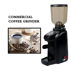ITOP Coffee Grinders Commercial Coffee Bean Milling Machine Coffee Burr Grinder 180W 500g Hopper Capacity Red/Black/Grey Color