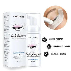 50ml Professional Eye Lashes Foam Makeup Cleaner Individual Eyelash Extension Cleanser Shampoo Eyelashes Makeup Remover 30sets