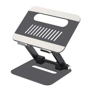 Adjustable Laptop Stand Aluminum For Macbook Computer PC iPad Tablet Table Support Notebook Stand Cooling Pad Laptop Holder Base