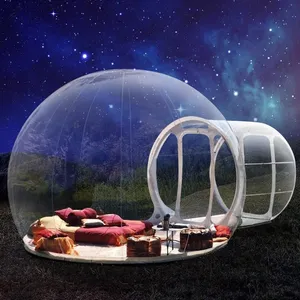 Inflatable Bubble House Resort 2 People 3m Free Blower Outdoor Inflatable Camping Tent Family Backyard Transparent Free Shipping