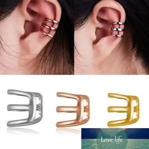 New Fashion Punk Rock Ear Cuffs Earrings Piercing-Clip on Earrings No Earrings Men Women Jewelry Party Ear Clip 3 Color