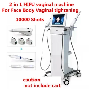 2 in 1 HIFU vaginal machine High Intensity Focused Ultrasound Hifu Face Lift Machine Wrinkle Removal For Face Body Vaginal tightening