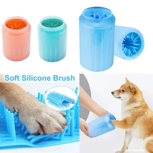 Dog Cleaner Cup Pet Feet Washer Portable Pet Cat Dirty Feet Cleaning Cup Soft Silicone Foot Wash Tool for Small Large Dogs