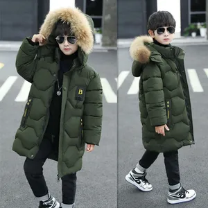 10 11 12 Years Old Teens Boys Padded Hooded Coats Winter 2020 Green Black Jacket Kids Teenage Clothes Cotton Outerwear Outfits LJ201203