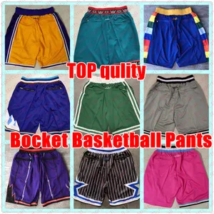 New Top Quality ! Team Men Basketball Shorts Don Pocket Sport Pants Sweatpants Classic White Blue Red Purple Green Black