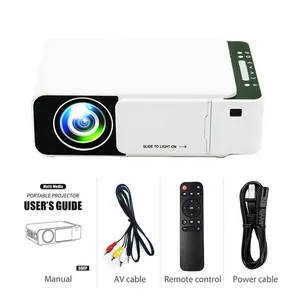 T5 Portable LED Projector 4K 2600 Lumens 1080P HD Video Projector USB Beamer For Home Cinema Optional Wifi Projectors236o541d224h