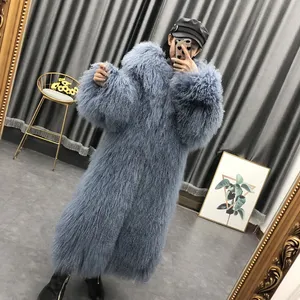 Genuine mongolian fur coat shop