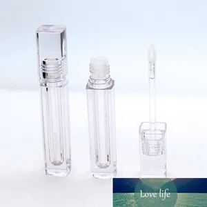 1PC 5.5ml Square Lip Gloss Tube Clear Empty Refillable Plastic Lipstick Lip Balm Bottles Vials DIY Container MIni Size Wholesale