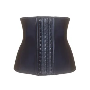 3 Layers 9 Steel Boned 100% Latex Waist Trainer Corset Training Corsets and Bustiers Cincher Slimming Shapewear Bodysuit 9079E