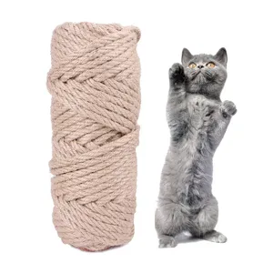 Sisal Rope Cat Tree DIY Scratching Post Toy Cat Climbing Frame Replacement Rope Desk Legs Binding Rope for Cat Sharpen Claw JK2012XB