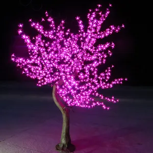 Beautiful LED Cherry Blossom Christmas Tree Lighting P65 Waterproof Garden Landscape Decoration Lamp For Wedding Party Christmas Supplies