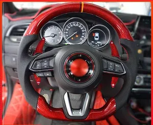 For Mazda onxela CX4 CX-5 atenza Steering wheel modified carbon fiber shift paddles car Accessories