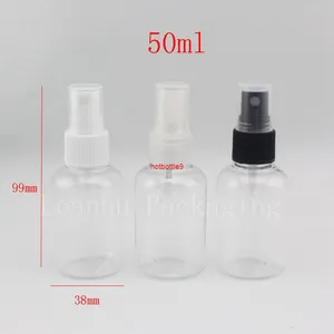 50ml X 50 transparent spray empty PET plastic bottle 50cc clear mist sprayer perfume bottles Travel size fine containerpls order