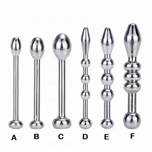 Urethral Dilators Stainless Steel Penis Plug Male masturbation urethral Sounding Penis Rod Stimulation chastity erotic Sex Toys For Men