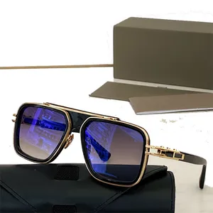 Men Women Designer Sunglasses DITA GRAND LXN EVO 403 Metal Minimalist Retro Mach Collection sunglasses New design Masonry Cut Edge Original Box