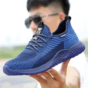 Women & Mens Boots Steel Toe Safety Work Shoes Industrial Construction Sneakers Puncture Proof Breathable Slip Resistant Shoe Y200915