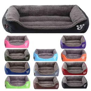 Winter Warm Large Dog Sofa Bed Dog Kneel Cat Mats House Cushion Pet Sleeping Sofa Beds Mat for Large and Small Dog 210915