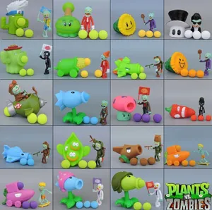 HO PVZ Peashooter PVC Action anime Figure Model Toy Gifts Toys For Children High Quality launch plants 93