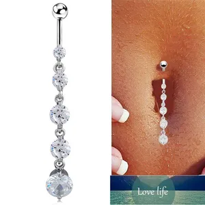 Long Dangle Round Heart Body Piercing Navel Surgical Steel Navel Piercing Belly Rings Belly Piercing Sex Body Jewelry Factory price expert design Quality Latest