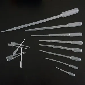 Lab Supplies Laboratory Pipette 0.2ml/0.5ml/1ml/2ml/3ml/3ml-L/5ml/10ml Plastic Disposable Graduated Container Liquid Dropper Equipment Straw