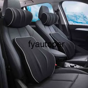 Car Seat Neck Pillow Universal Soft Neck Pillows Cushion Memory Foam Car Lumbar Back Support Interior Auto Headrest Pillow
