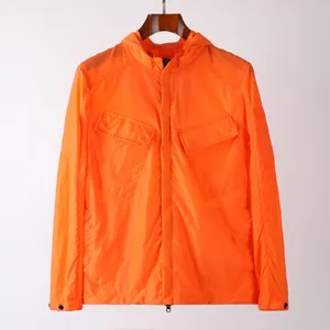 Hoodie Windbreaker Mens Sweatshirt Designer Jacket Casual Streetwear Zipper Outdoor Hood Coat 3 Color Asian SIZE M-XXL