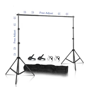 SH Photography Background Stand Kit With Adjustable Stand Support System Backdrops for Photo Studio Chromakey Green Screen Frame