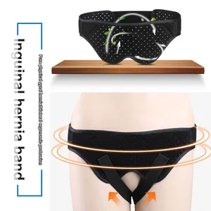 1PC Hernia Belt Truss for Inguinal Or Sports Hernia Support Brace Pain Relief Recovery Strap With 2 Removable Compression Pads 210317
