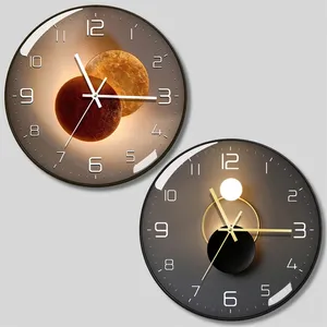 Postmodern Creative Wall Clock Three-Dimensional Personality Clock Mute Living Room Dining Room Wall Watch Bedroom Nordic Clock 211110