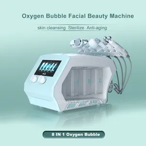 BIO RF Oxygen Jet Spray Microdermabrasion Water Peeling Dermabrasion Spa Use Skin Oxygen Therapy Face Cleaning Machine