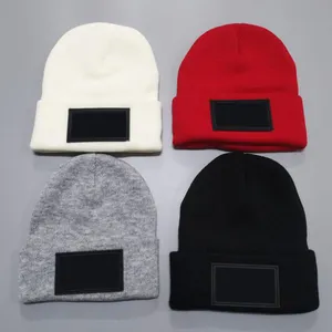 5PCs Winter Christmas Hats For man woMen sport Fashion Beanies Skullies Chapeu Caps Cotton Gorros Wool warm hat Knitted cap 4colors white black red
