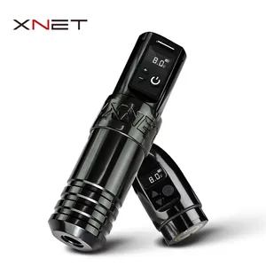 XNET Torch Professional Wireless Tattoo Pen Machine Strong Coreless Motor 1950mAh Lithium Battery for Artist 220107