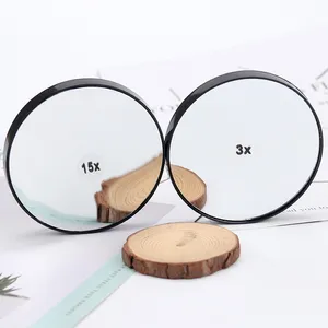 Makeup Mirror 3/5/10/15X Magnifying Mirror With Two Suction Cups Cosmetics Tools Round Magnification