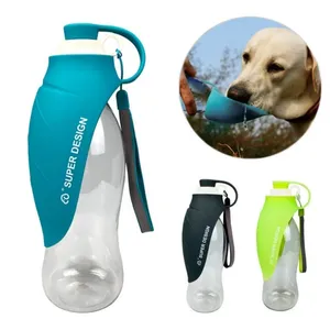 Pet Products Portable Pet Dog Water Bottle Soft Silicone Travel Dog Bowl for Puppy Cat Drinking Outdoor Pet Water Dispenser Y200922