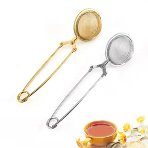 Tea Infuser Tools 304 Stainless Steel Ball Mesh Teas strainer Coffee Vanilla Spice Filter Diffuser Kitchen Accessories