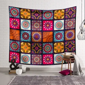 150*200cm Polyester Bohemian Tapestries Indian Wall Hanging Decor Cloth Mandala Beach Towels Hippie Throw Yoga Mat Towel