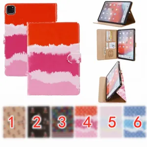 Luxury Tan Soft Leather Wallet Stand Flip Case Smart Cover With Card Slot for iPad 9.7 Air 2 3 4 5 6 7 Air2 Pro 10.5 Mini