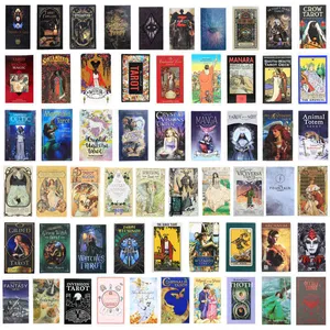 400 Style Tarot Cards Oracles Golden Art Nouveau The Green Witch Universal Celtic Thelema Steampunk Tarot Board Deck Games