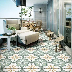 Color tiles 300mm wall vitrolite retro toilet mosaic Kitchen dining room floortile balcony antiskid tile