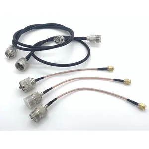 OEM UHF PL-259 Male to UHF SO-239 Female RG58 Antenna Extension Cable PL259 Pigtail connector for CB Radio Ham FM Transmitter Factory