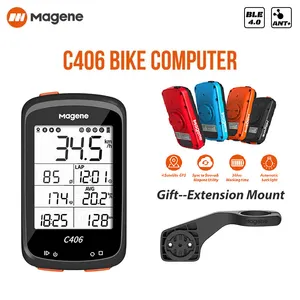 IPX6 Waterproof Gps Bicycle Computer For Magene C406 GPS Cycle Computer Wireless MTB ANT+ Bicycle Speedometer Bike Accessories