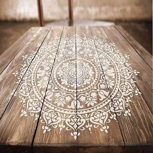 Tapestries DIY Craft Layering Mandala Stencils For Painting On Wood Fabric Paper Walls Scrapbooking Stamping Decorative Embossing