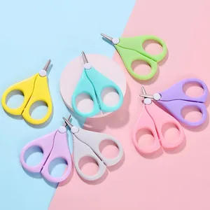 Baby Nail Scissors Short Kids Nails Care Cleaners Safety Stainless Steel Round Head Scissor YL517