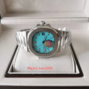 U1 Factory 170th Anniversary watch men Wristwatches 40mm 5711 5711 1A-018 316L Sapphire sky blue Dial Automatic Mechanical Mens Luminescent Watches box included