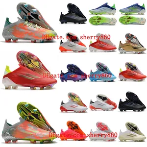 X Speedflow.1 FG Soccer Shoes High Ankle Cleats Football Boots Mens Original size 39-45