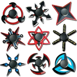 Naruto Hand Spinner Zinc Alloy Metal Fidget Spinner Fingertip Gyro Spinning Top Decompression Anxiety Toys
