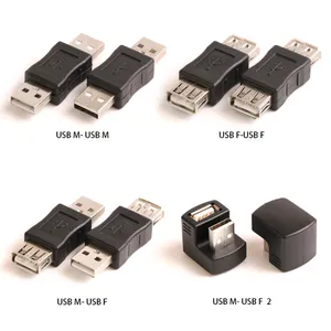 USB Male to USB Female Connector Adapter USB 2.0 Female to Male Converter M to M Extension Adapter Converter